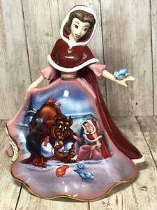 Disney 2004 Bradford Edition Belle Beauty And Beast Bell Winterszene NEUWERTIG Selten - Bild 1 von 6
