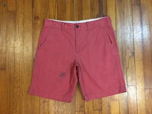 AE AMERICAN EAGLE CLASSIC RED MENS CASUAL SHORTS TAG 34 ACTUAL SIZE 34W x 9L - Picture 1 of 12