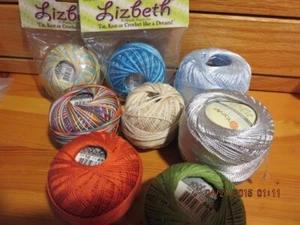 EIGHT SPOOLS TATTING/CROCHET THREAD -----#RLP30A-3 - Picture 1 of 24