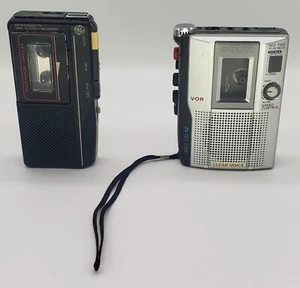 Vintage Sony Voice VOR Recorder & GE Microcassette (For Parts or Repair) - Picture 1 of 8