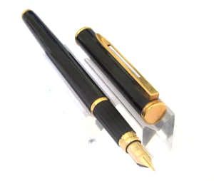 Precioso bolígrafo Waterman Exclusive IN lacado negro oro 18K - Imagen 1 de 12