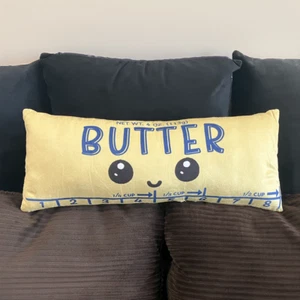 Cute Butter Pillow Foodie Gift, Kawaii Pillow Food Plush, Funny Homeowner Gift - Picture 1 of 16