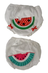 2 Fundas de Pañales Panty Doble Asiento De Colección Niñas Pequeñas Talla 2 y 3 NOS SANDÍA - Imagen 1 de 9