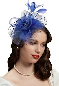 Cizoe Fascinators Hat for Women Tea Party Headband Kentucky Derby Wedding Flower