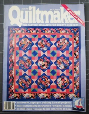 Vintage Quiltmaker Magazine Quilting June 1993 #31 - Image 1 of 2