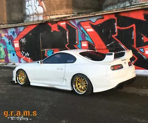 Toyota Supra mk4 TRD style Spoiler Fiberglass v8 - Picture 1 of 9