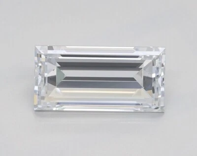 Diamante cultivado en laboratorio de 0,91 quilates corte BAGUETTE certificado IGI CULTIVADO EN LABORATORIO color F VS2 Foto 1 de 4