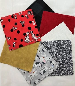 Dalmatians Fabric Charm Pack -- with Disney licensed fabric - Picture 1 of 4