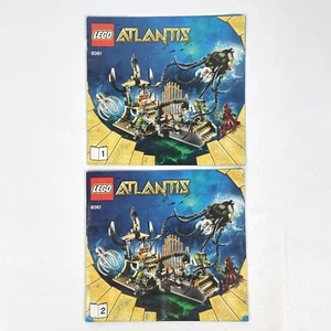 LEGO Atlantis Gateway of the Squid Instruction Manual Booklets 1 & 2 - No Bricks - Picture 1 of 5