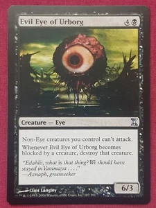 Magic The Gathering TIME SPIRAL EVIL EYE OF URBORG black card MTG - Picture 1 of 2