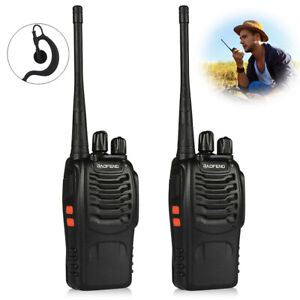 Baofeng BF-888S Walkie Talkie Portable Handheld Two-way Ham Radio w/ Earpiece