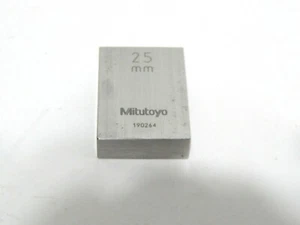 MITUTOYO 25MM GAGE BLOCK - Picture 1 of 1