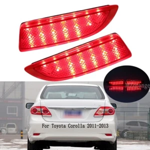 Par de luces de freno reflectoras de parachoques trasero LED para Toyota Corolla Lexus 2011-2013 - Imagen 1 de 11