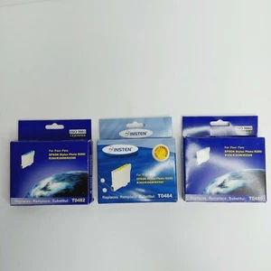 For Epson Set of 3 Pack Insten Ink T0482 T0484 T0485 Expire 2006 - Picture 1 of 4