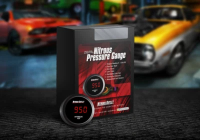 00-63002 Nitrous Outlet Digital 2  1/16" Dia. Nitrous Pressure Gauge 0-1500 PSI - Image 1 of 3