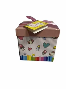 Gift Box With Lid 4x4x4 Baby Gift Boxes, Party Favors, Table Decor 20 Boxes Pink - Picture 1 of 7