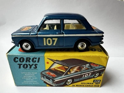 Corgi Toys 328 Monte Carlo Hillman Imp Near Mint And Boxed - Image 1 of 4