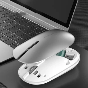 Magnetic Shell Wireless 2.4G Mute USB Mouse For Desktop Computer Laptop Tablet - Photo 1/15