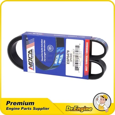 Serpentine Belt for 09-10 Pontiac Vibe 09-19 Toyota Corolla 09-14 Matrix 1.8L - Image 1 of 4