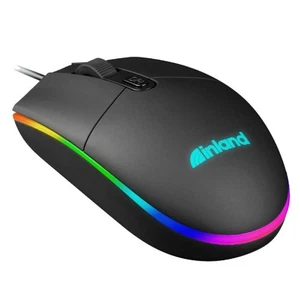 INLAND M-54 RGB ESPORT GAMING MOUSE WIRED PC MAC ANDROID CHROME LINUX #087700 - Picture 1 of 20