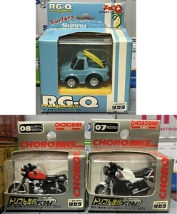 ChoroQ Sunny Truck Choroby Honda Cb400 Yamaha Rz250 Minicar - Picture 1 of 11