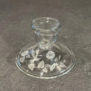 Portacandele Avon Colibrì 24% cristallo piombo vintage anni 80 - Foto 1 di 6