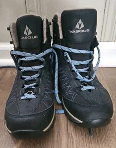 Vasque Boots Womens 9M Coldspark UltraDry Winter Snow Hiking Blue 7825 - Picture 1 of 5