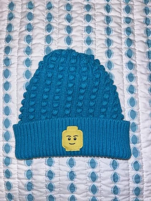 Lego Niños Gorro Tejido Sombrero Minifigura Talla Única Se Adapta a Todos Verde azulado Foto 1 de 4