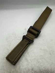 OLDGEN London Bridge LBT-0612A Riggers Cinturón Nylon MEDIANO Coyote Marrón DORADO LEÓN - Imagen 1 de 9