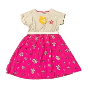 NWT Gymboree dress girls size 7 Cosmic Club pink gray stars sparkle sequins NEW - Picture 1 of 7