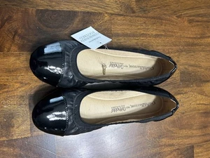 Scarpe basse Croft And Barrow nuove con etichetta nere con suola Ortholite taglia 7  - Foto 1 di 4