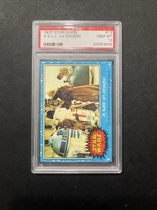1977 Topps Star Wars A Sale On Droids! #13 PSA 10 GEM MINT POP 19 - Picture 1 of 3