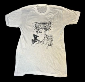 T-shirt vintage Kurt Kohl anni 80 manica corta bianca aliena taglia XL unisex Detroit - Foto 1 di 5