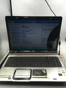 HP PAVILION DV9000 - BOOTS TO BIOS/BAD LCD - INTEL CORE 2 - 2GB RAM - READ - BB - Picture 1 of 7