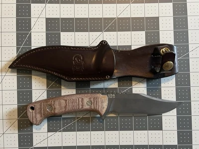 Hinderer Knives Ranch Bowie CPM-3V Black Blade Brown Micarta Handle - Image 1 of 3