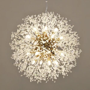 Modern Sputnik Chandelier Fireworks Pendant Light Crystal Ceiling Light Fixture - Picture 1 of 16