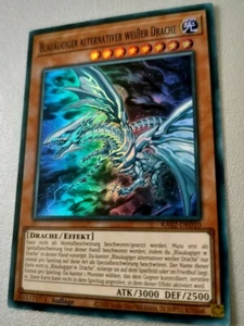 Yu-Gi-Oh! Blauäugiger  Alternativer Weißer Drache Super Rare Ra02  De  - Bild 1 von 3