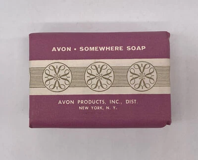 Vintage 1970s Avon Somewhere Perfumed Soap Bar Still Sealed - Image 1 of 4