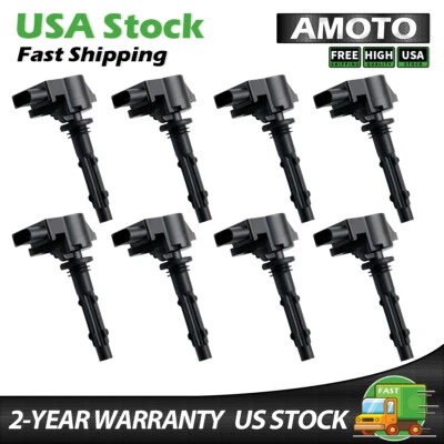8X Ignition Coil For Mercedes-Benz G550 GLK350 Dodge Sprinter 2005-2015 UF535 - Image 1 of 4