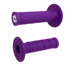 ODI SINGLE-PLY MX MOTORCYCLE RUFFIAN HALF-WAFFLE GRIPS PURPLE - Picture 1 of 1