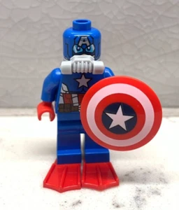 LEGO Scuba Captain America Minifigure from 76048 - New & Genuine! - Picture 1 of 2