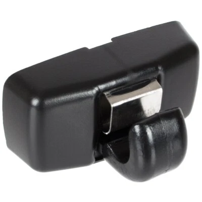 GANCIO VISIERA PARASOLE NERO PER VW AMAROK BEETLE BORA CADDY EOS GOLF IV POLO - Immagine 1 di 2