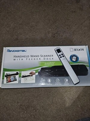 Pandigital Handheld Wand Scanner with Feeder Dock Scan Rite Technology - Image 1 of 4