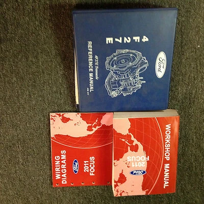 2011 Ford Focus Servicio Tienda Reparación Manual Juego Con Ewd & Transmisión - Imagen 1 de 4