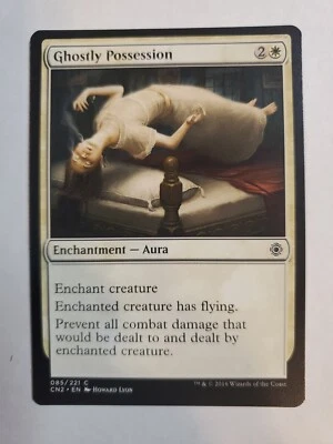 MTG Magic The Gathering Card Ghostly Possession Enchantment Aura White Conspirac - Image 1 of 2
