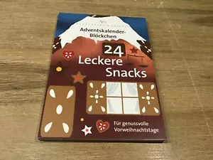 Adventskalender-Blöckchen - 24 leckere Snacks -für genussvolle Vorweihnachtstage - Bild 1 von 3