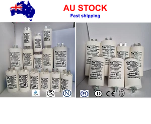 Original CBB60 450V 50/60Hz 4 Pin Motor Start Run Capacitor HVAC Washer Pump - Picture 1 of 33