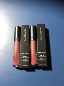 Nuevo en caja bareMinerals GEN NUDE MATE color de labios, Swank paquete de 2 - Imagen 1 de 1
