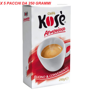 5 Pack kosÃ¨ Coffee Kaffee Coffee harmonious Kimbo gemahlen Italien 250g Espresso