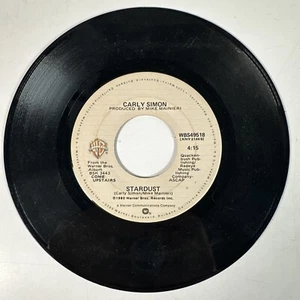 Carly Simon Jesse / Stardust Record 45 RPM Vinyl - Picture 1 of 2